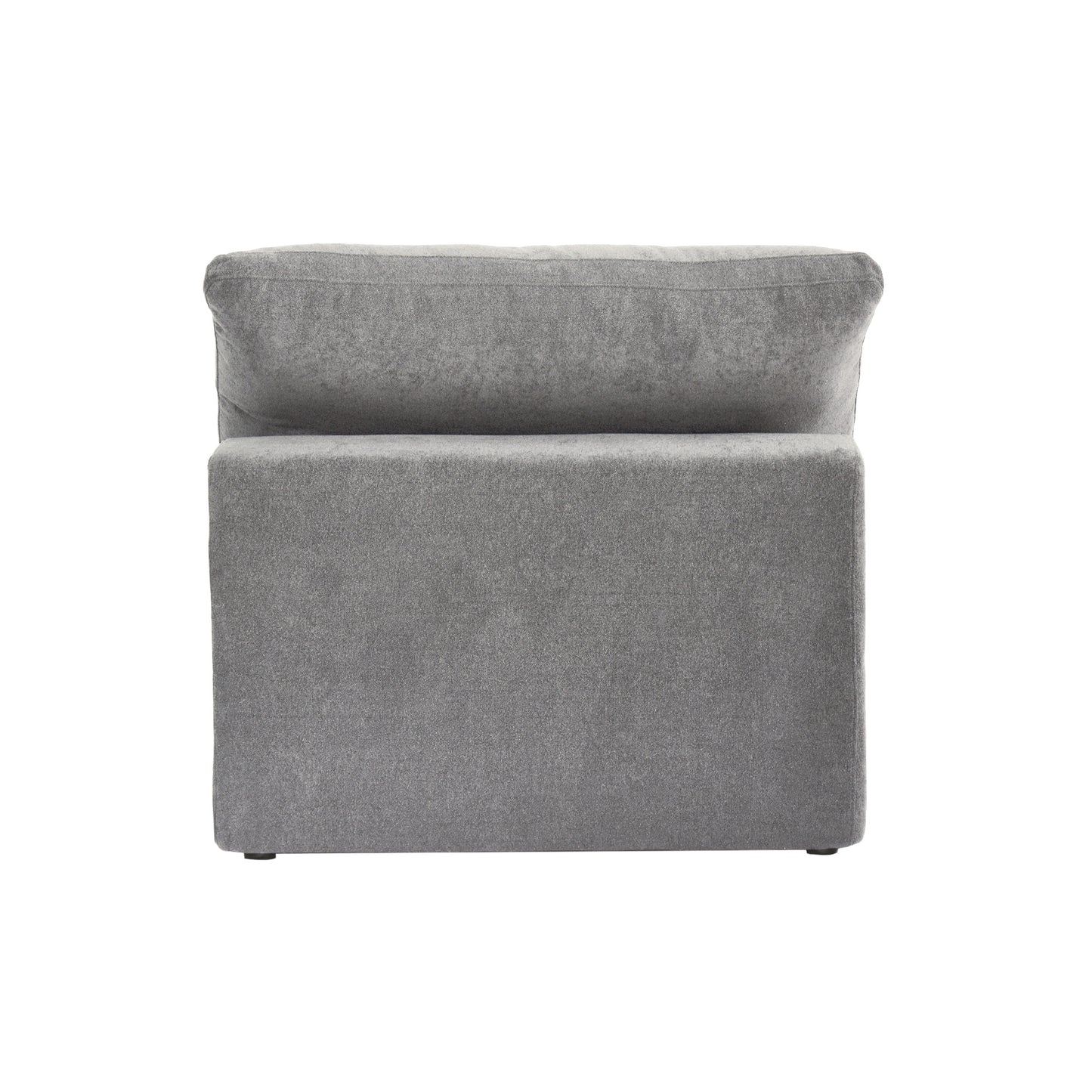 luxurious Corduroy Sectional Sofa Set (Gray) is crafted with a wooden frame and sponge filling, offering durability and comfort. Its modular design and modern style make it versatile for various settings like living rooms, villas, or hotels.