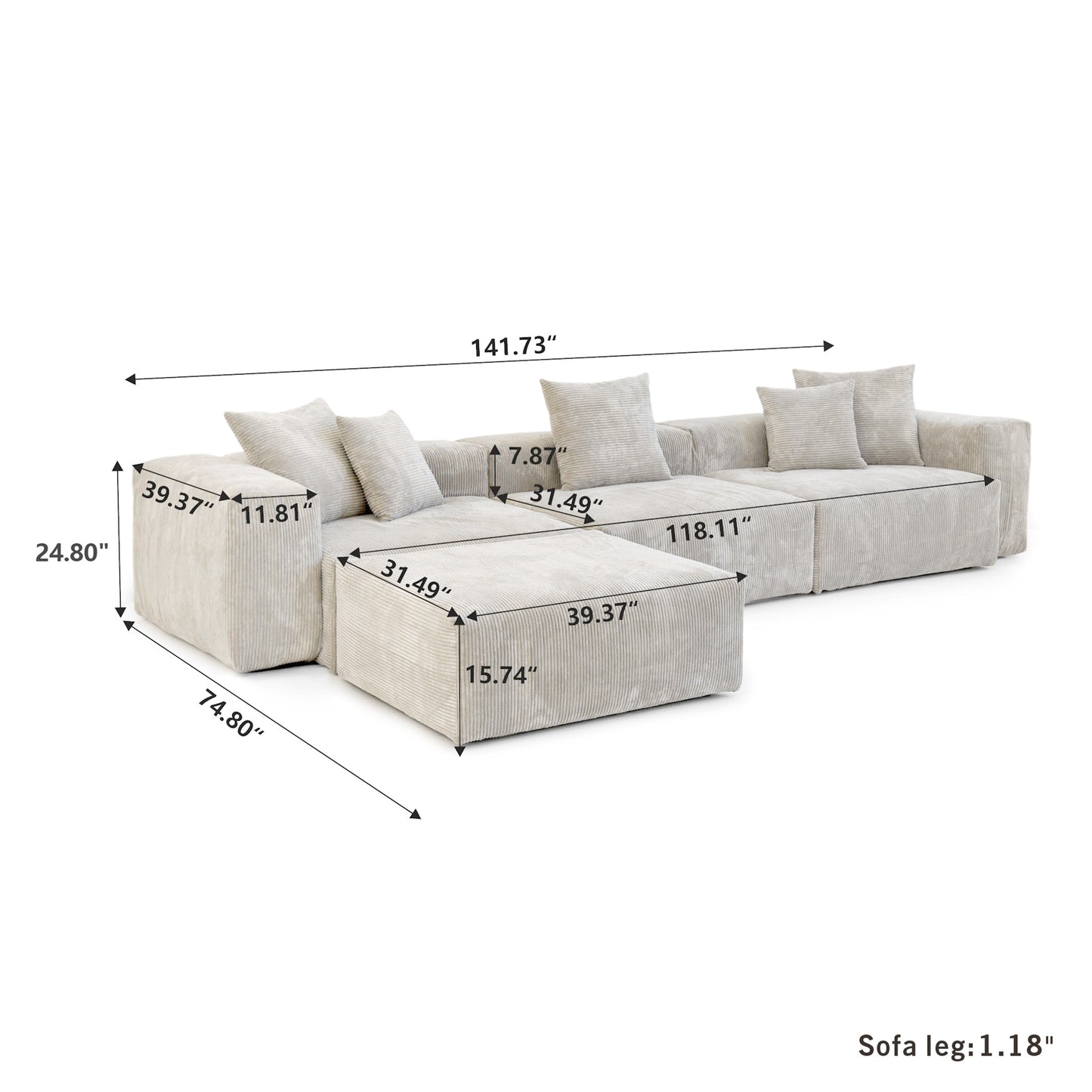 Durable modern sofa suitable for living room, office and hotel ....Beige