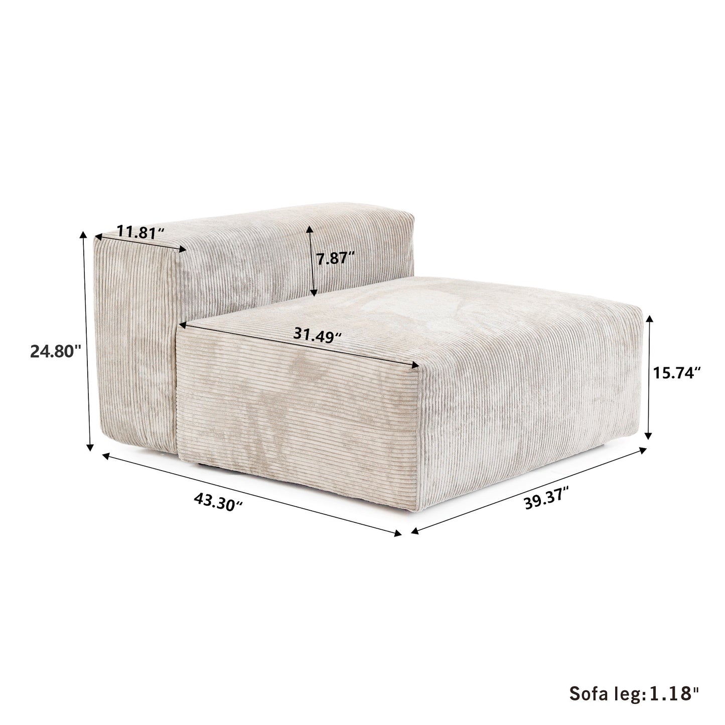 Durable modern sofa suitable for living room, office and hotel ....Beige