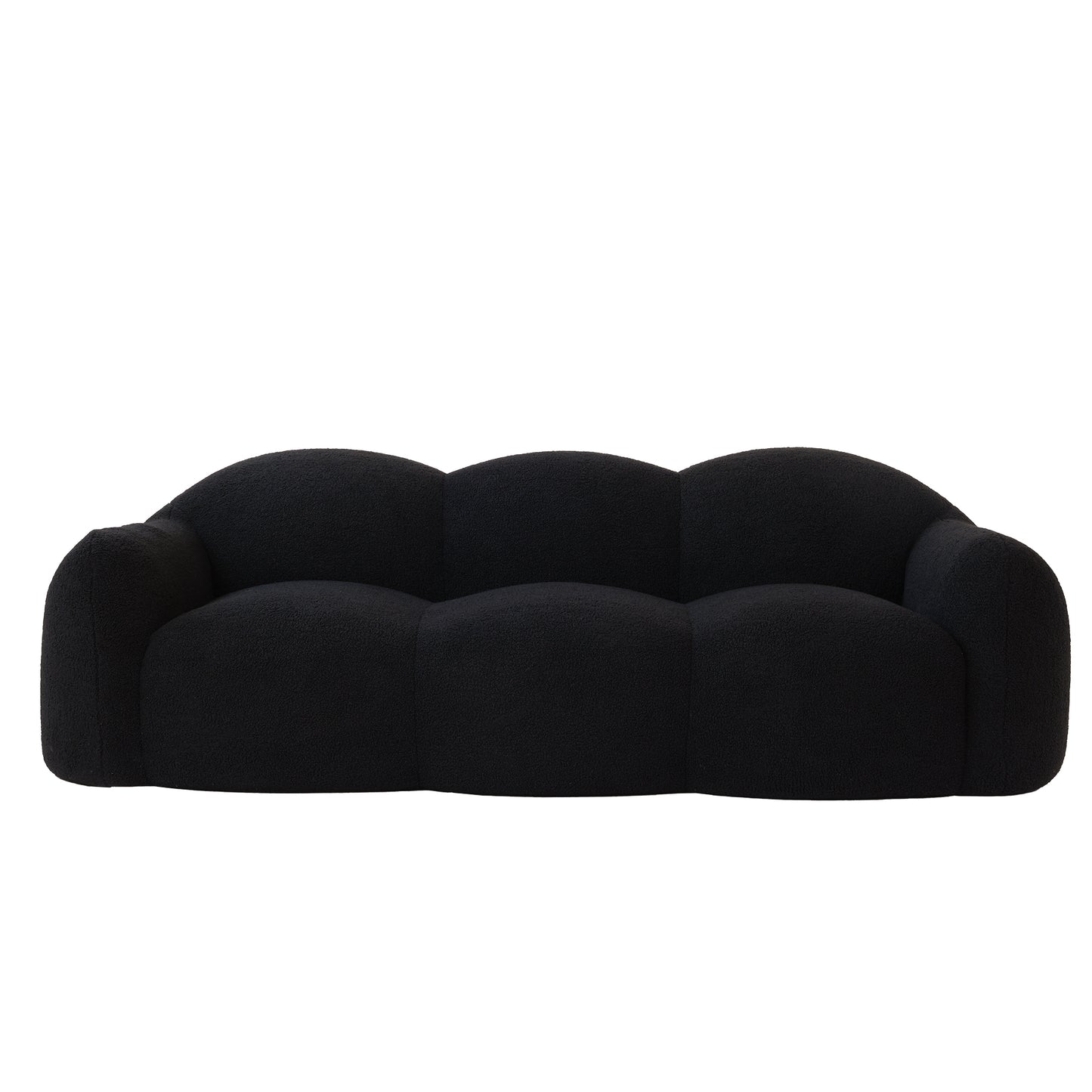 Luxury Cloud-Shaped Teddy Bouclé Sectional Sofa by Atunus