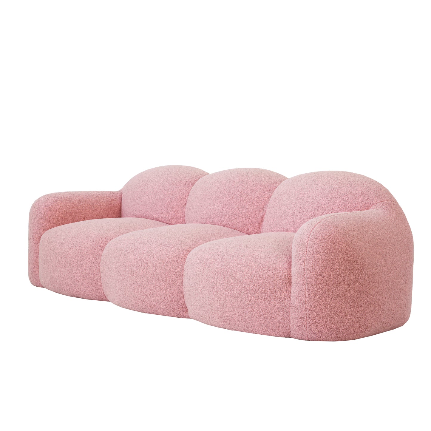 Luxury Cloud-Shaped Teddy Bouclé Sectional Sofa by Atunus