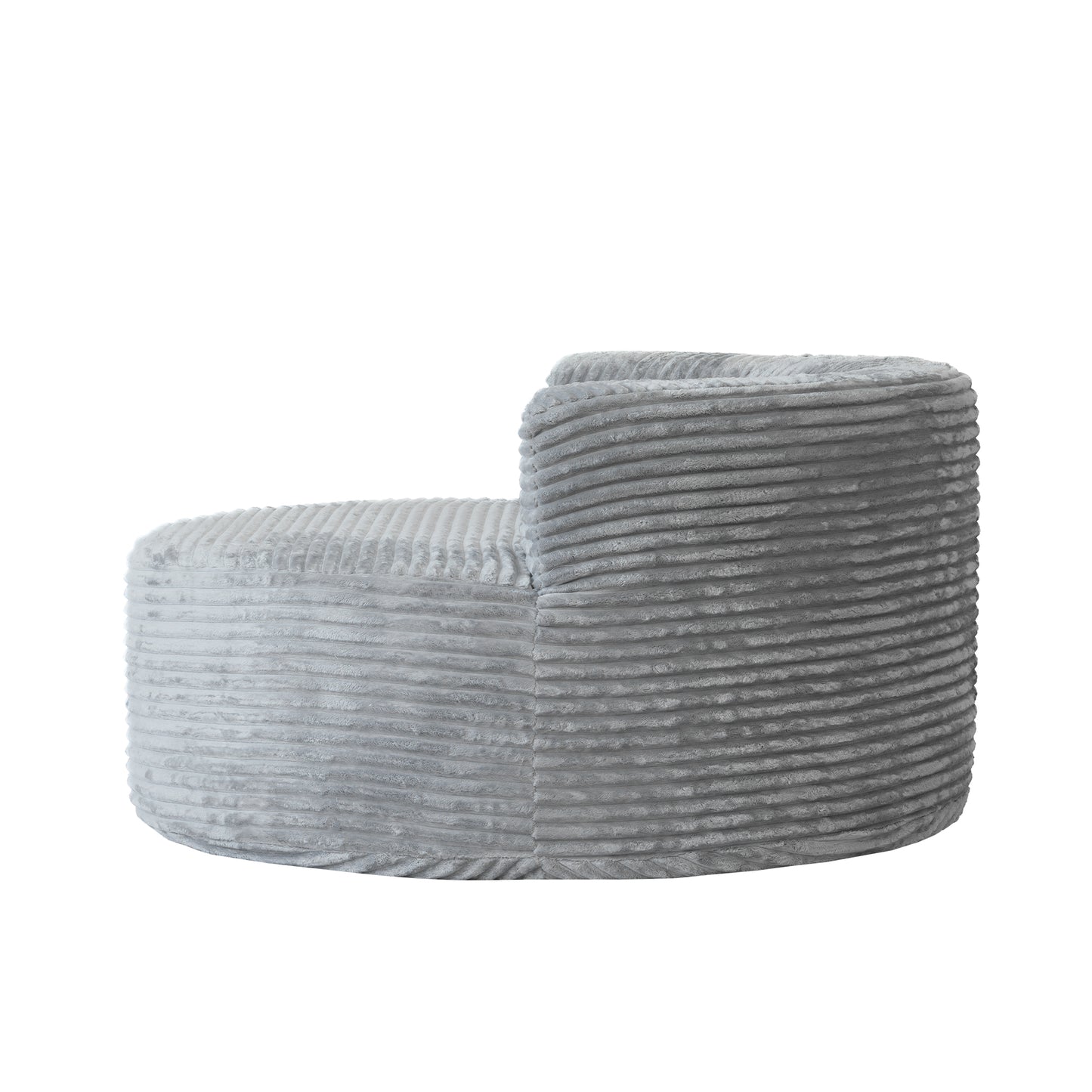 Luxury Corduroy Round Modular Accent Chair & Daybed by Atunus