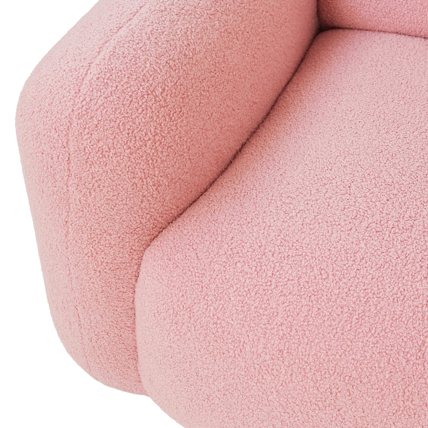 Luxury Cloud-Shaped Teddy Bouclé Sectional Sofa by Atunus