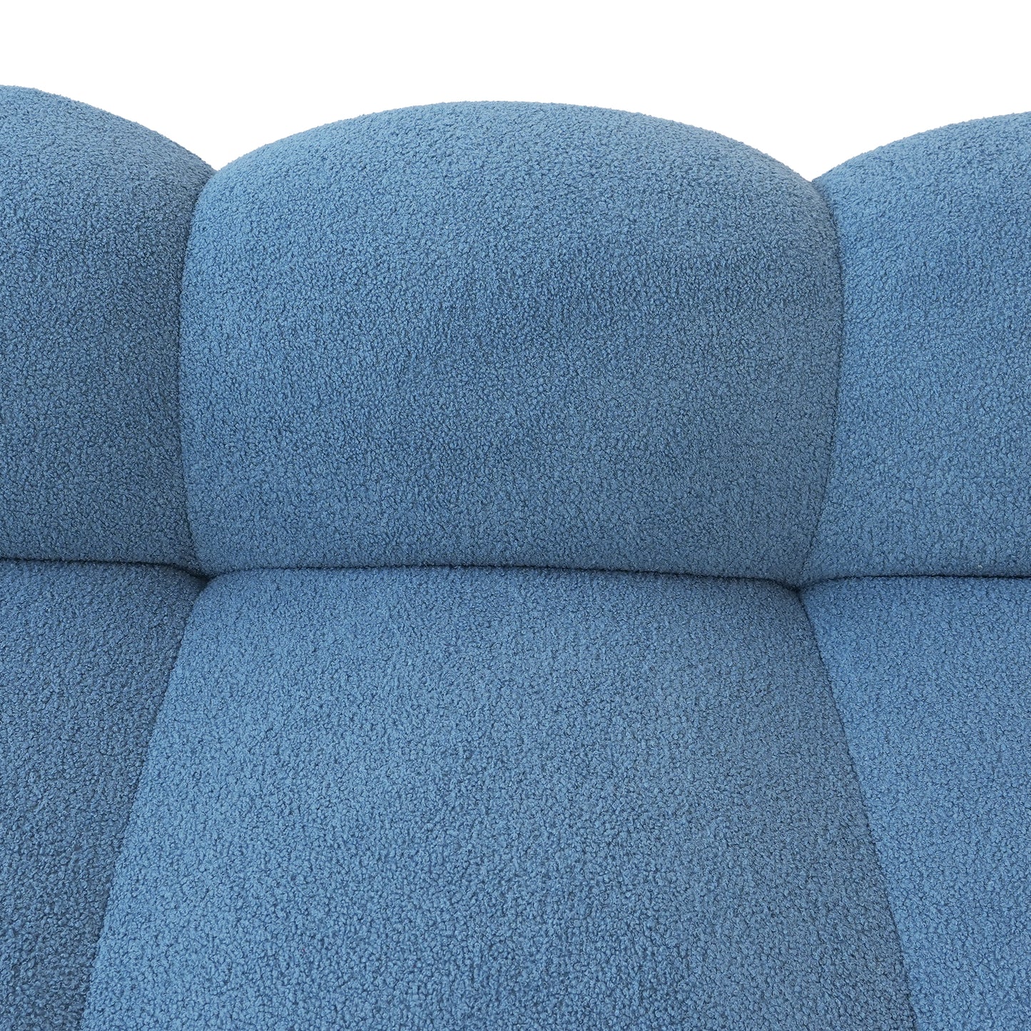 Luxury Cloud-Shaped Teddy Bouclé Sectional Sofa by Atunus