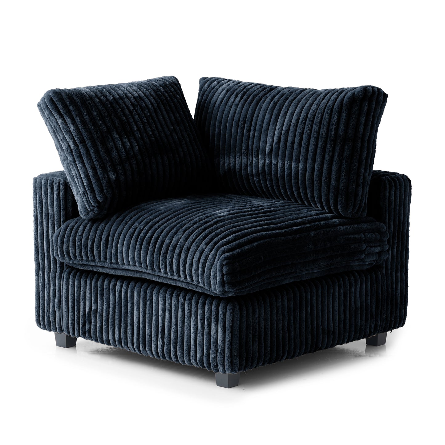 luxurious Corduroy Sectional Sofa Set is crafted with a wooden frame and sponge filling, offering durability and comfort. Its modular design and modern style make it versatile for various settings like living rooms, villas, or hotels. (Copy)