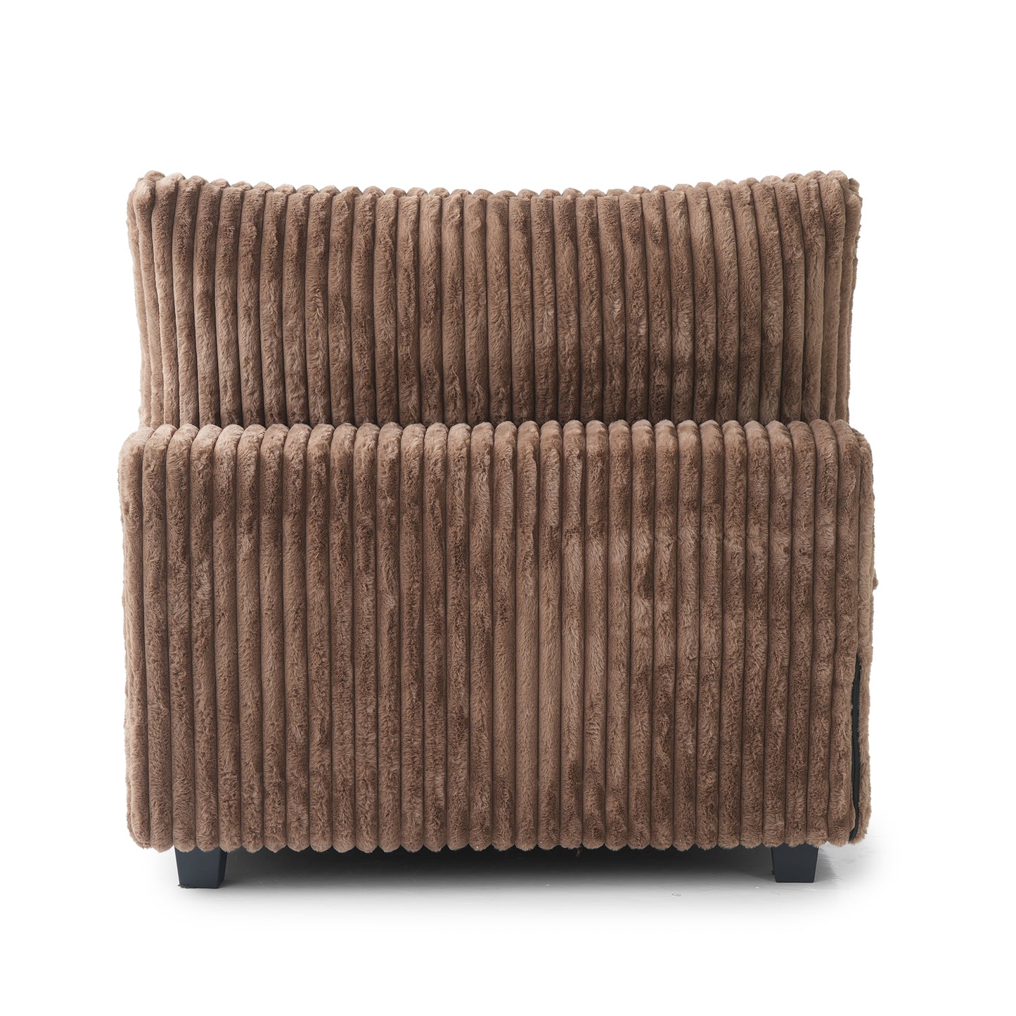 luxurious Corduroy Sectional Sofa Set is crafted with a wooden frame and sponge filling, offering durability and comfort. Its modular design and modern style make it versatile for various settings like living rooms, villas, or hotels.